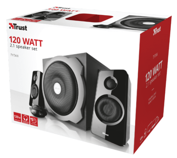 Zvucnik TRUST Tytan 2.1/120W(60W RMS)/crna - Image 2