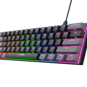 Tastatura TRUST GXT867 ACIRA 60% MINI/Gaming/ US/crna