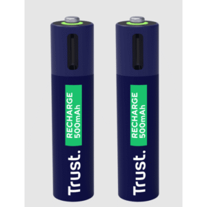 Punjive baterija TRUST USB-C  2P - AAA/2 kom/ crna