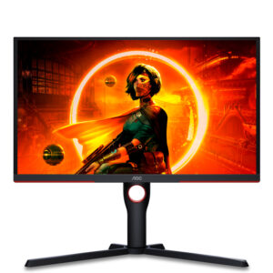 Monitor AOC 25G3ZM/BK 24.5"/VA/1920x1080/240Hz/1ms GtG/HDMIx2,DP/Freesync/Pivot,visina/crna
