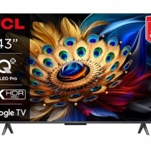 Televizor TCL 43C655/QLED/43"/4K HDR PRO/Google TV/crna