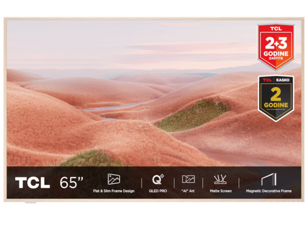 Televizor TCL 65A300W/QLED/65"/4K UHD/144Hz/Matte Screen/"Ai" Art/Google TV/frame - Image 3