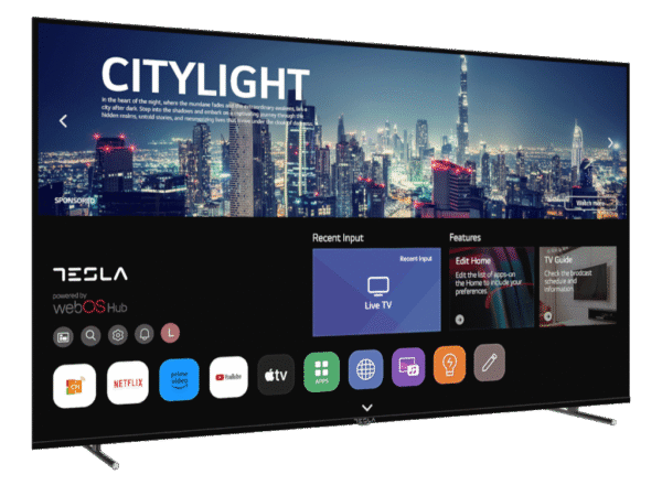 Televizor TESLA 75E645BUW/LED/75"/UHD/webOS/crna/frameless