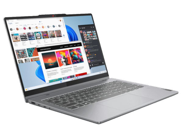 Laptop LENOVO IdeaPad 5 2in1 14IRU9 DOS/14" OLED/Core 7-150U/16GB/1TB/FPR/backlit SRB/siva, podloga - Image 4
