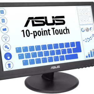 Monitor ASUS VT168HR 15.6"/TN,touch/1366x768/60Hz/5ms GtG/VGA,HDMI/VESA/crna