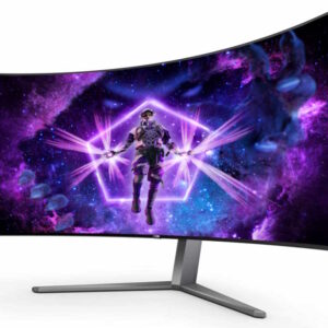 Monitor AOC AG456UCZD 44,5"/OLED,zakriven,21:9/3440x1440/240Hz/0,03ms GtG/HDMIx2,DP,USB/Gsnyc/visina