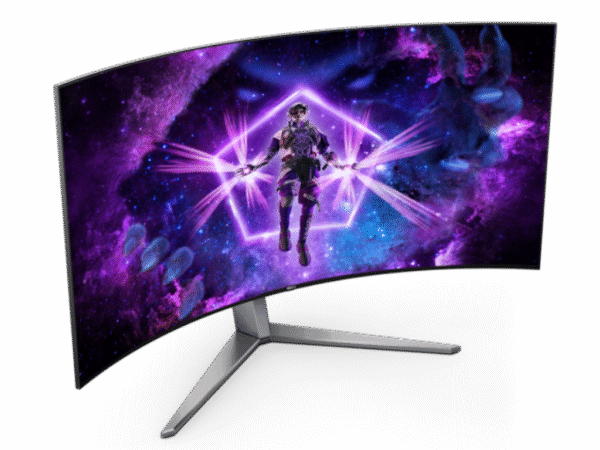 Monitor AOC AG456UCZD 44,5"/OLED,zakriven,21:9/3440x1440/240Hz/0,03ms GtG/HDMIx2,DP,USB/Gsnyc/visina - Image 4