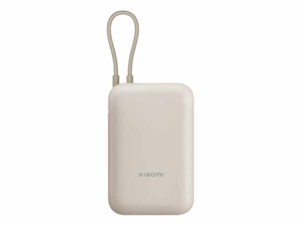 Prenosivi Punjac XIAOMI Power Bank 10000mAh/integrisan kabl/bež - Image 2