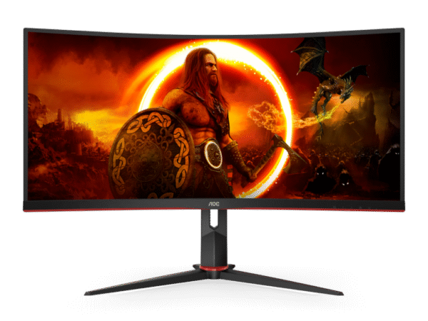 Monitor AOC CU34G2XP/BK 34"/VA,zakrivljen,21:9/3440x1440/180Hz/1ms GtG/HDMIx2,DPx2,USB/freesync/crna - Image 3