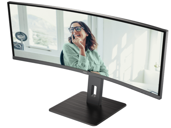 Monitor AOC CU34P3CV 34"/VA,21:9,zakrivljen/3440x1440/100Hz/1ms MPRT/HDMI,DP,USB/visina/VESA/crna - Image 3