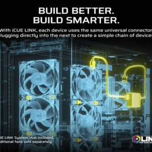Kuler za CPU CORSAIR iCUE LINK TITAN 280 RX/RGB/AIO/280mm/dual fan/vodeno hladenje/crna