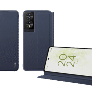 Maska+olovka za smartphone TCL 40 NxtPaper/flip/tamnoplava