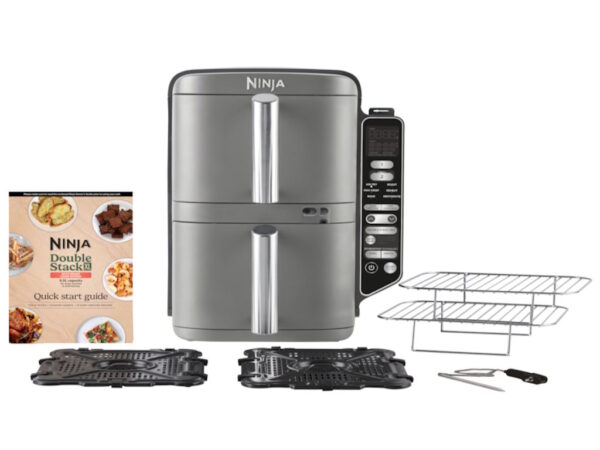 Airfryer NINJA SL451EU 6u1/dupla korpa/2470W/9.5L/siva - Image 2