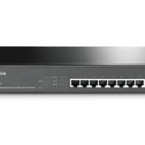 Switch TP-LINK TL-SG1008MP Gigabit/8x RJ45/10/100/1000Mbps/8x PoE+/Rackmount metalno  kucište