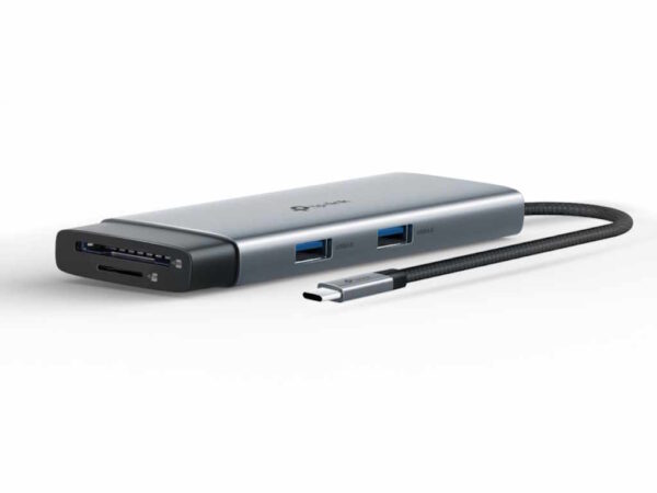 Hub TP-LINK USB Type-C 7-Port Hub/1USB-C /1 HDMI 4K 60Hz Port,1 × USB-C PD 100W Port,1 × SD - Image 2